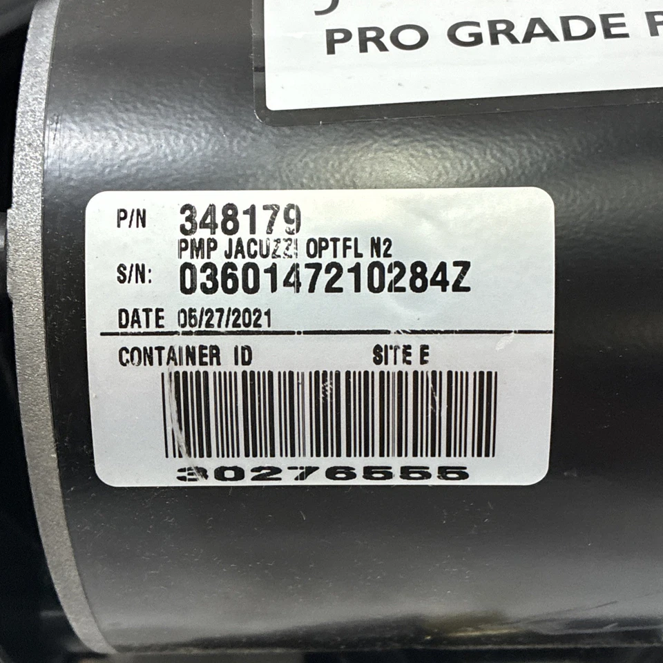 Jacuzzi 348179 JPA Pro Grade Pool Pump, Black - Image 3 of 3