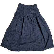 Vintage Talbots Woolmark Women's Gray Wool Pleated A-line Midi Skirt Size 4