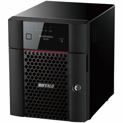 BUFFALO TeraStation 3430DN 4-Bay Secure SMB Desktop NAS 16TB (2x8TB) with Hard D