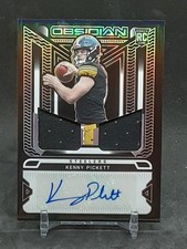 KENNY PICKETT 2022 OBSIDIAN AUTO DUAL JEREY ROOKIE #126/175 STEELERS QQ