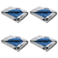 4 Lonas 12 X 18 Para Cubrir El Sol Y La Lluvia Fiestas Patio Playa Toldos Carpas