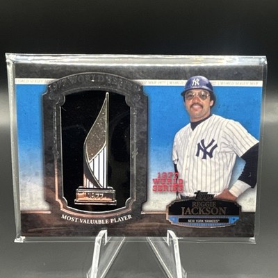 2013 Topps Series 2 Reggie Jackson WS MVP Trophy WSMVP-RJA Yankees Baseball