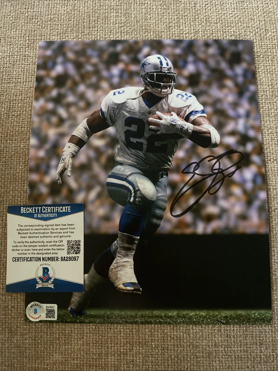 Emmitt Smith Signed Autographed 16x20 Photo Prova Authentic Dallas Cowboys #8