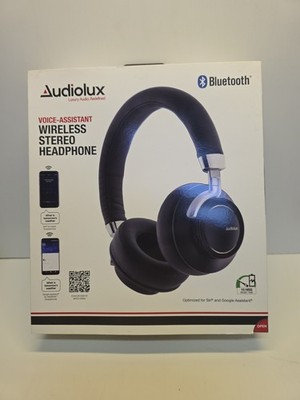 AUDIOLUX Voice Assistant Wireless Bluetooth Stereo Headphone (NIB)