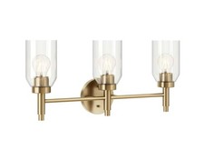 Kichler Madden 55185CPZ 3 Light 24" Wide Vanity Light,Champagne Bronze NEW
