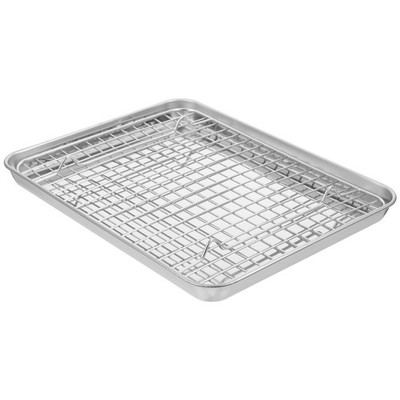 Backblech Mit Gitter Kuchenblech Für Backofen Backform Aus Edelstahl