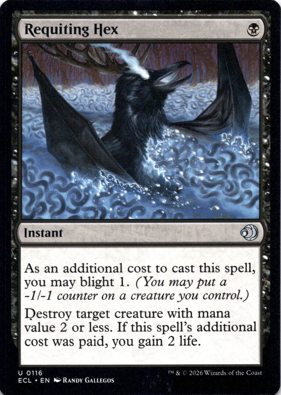 Requiting Hex Lorwyn Eclipsed Magic MTG NM