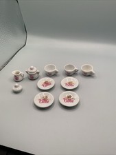1990s Barbie Doll China tea set For Barbie. Vintage. See Pics Porcelain