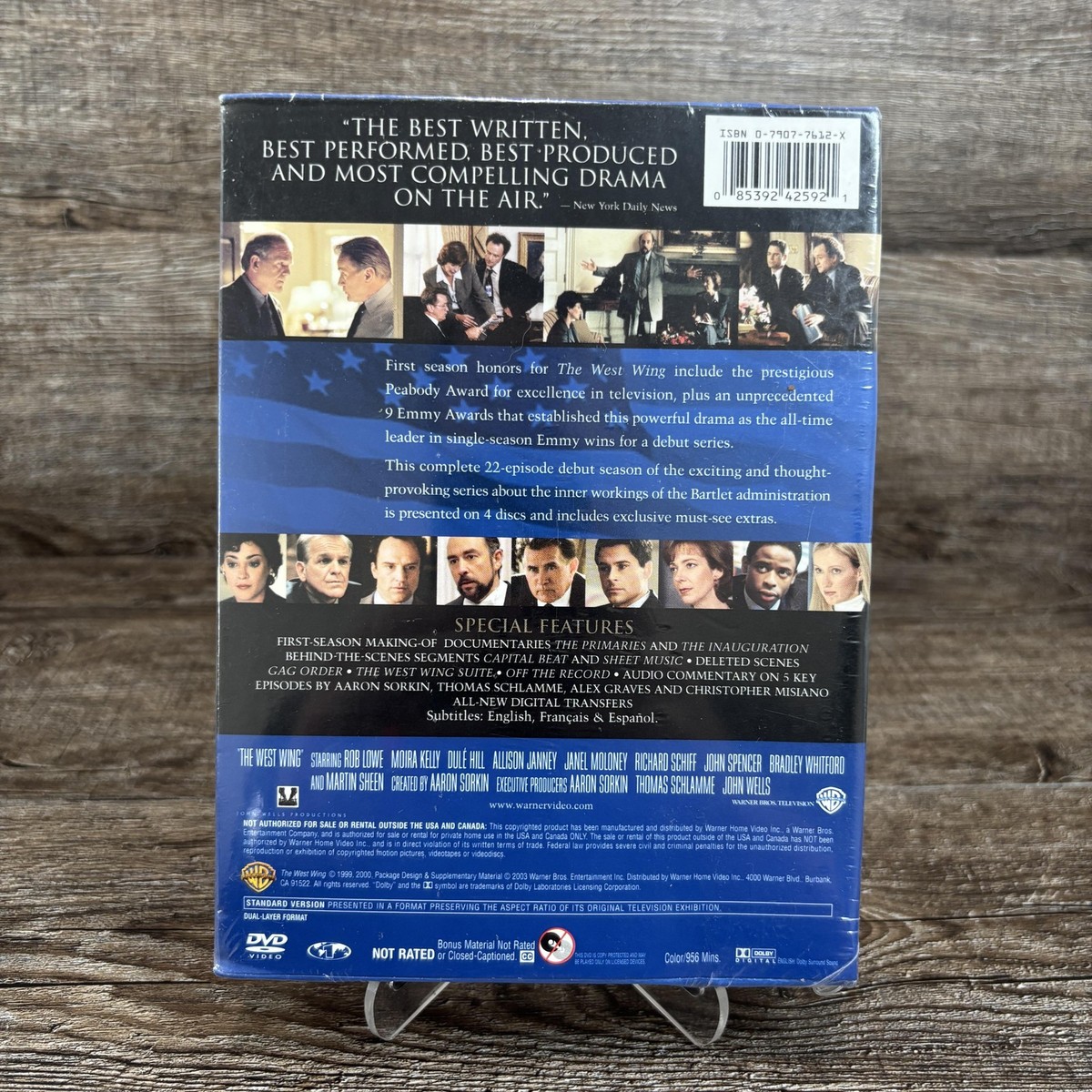 The West Wing 　ホワイトハウス　DVD ボックス シーズン1-4 The West Wing Complete First Season DVD 4 Disc TV Box Set Drama