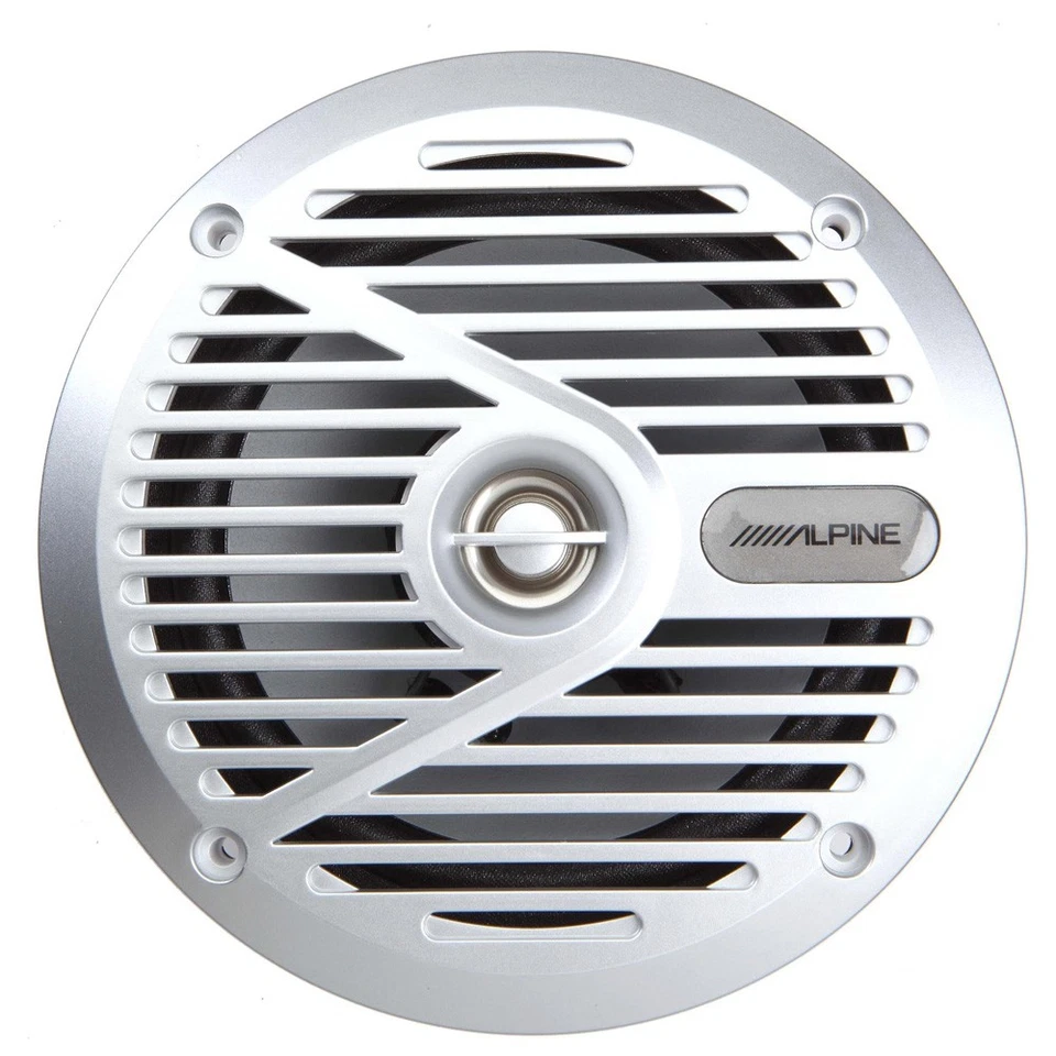 Alpine SPS-M601 6-1/2" 2-Way Marine Speakers (Silver) - Image 3 of 4