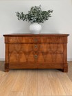 Antique 1820s Biedermeier or Louis Philippe Chest of Drawers – Solid Walnut