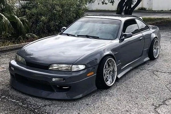 For Nissan 240SX 1995-1998 KBD DM3 Style Side Skirts Unpainted Foto 2 de 4