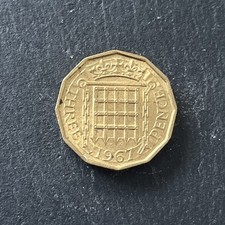 1967 British Threepence