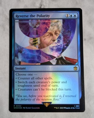 Reverse the Polarity (FOIL) MTG WHO Blue Instant Control Spell EDH | Unplayed NM