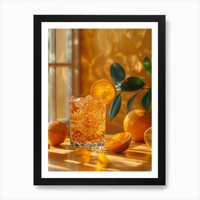 Aperol Spritz Art Print 109 Art Pri Framed Wall Art Poster Canvas Print Picture