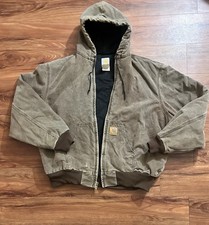 Carhartt Vtg 1990s J68 Quilted Flannel-Lined Duck Active Detroit Jacket Men 2XL