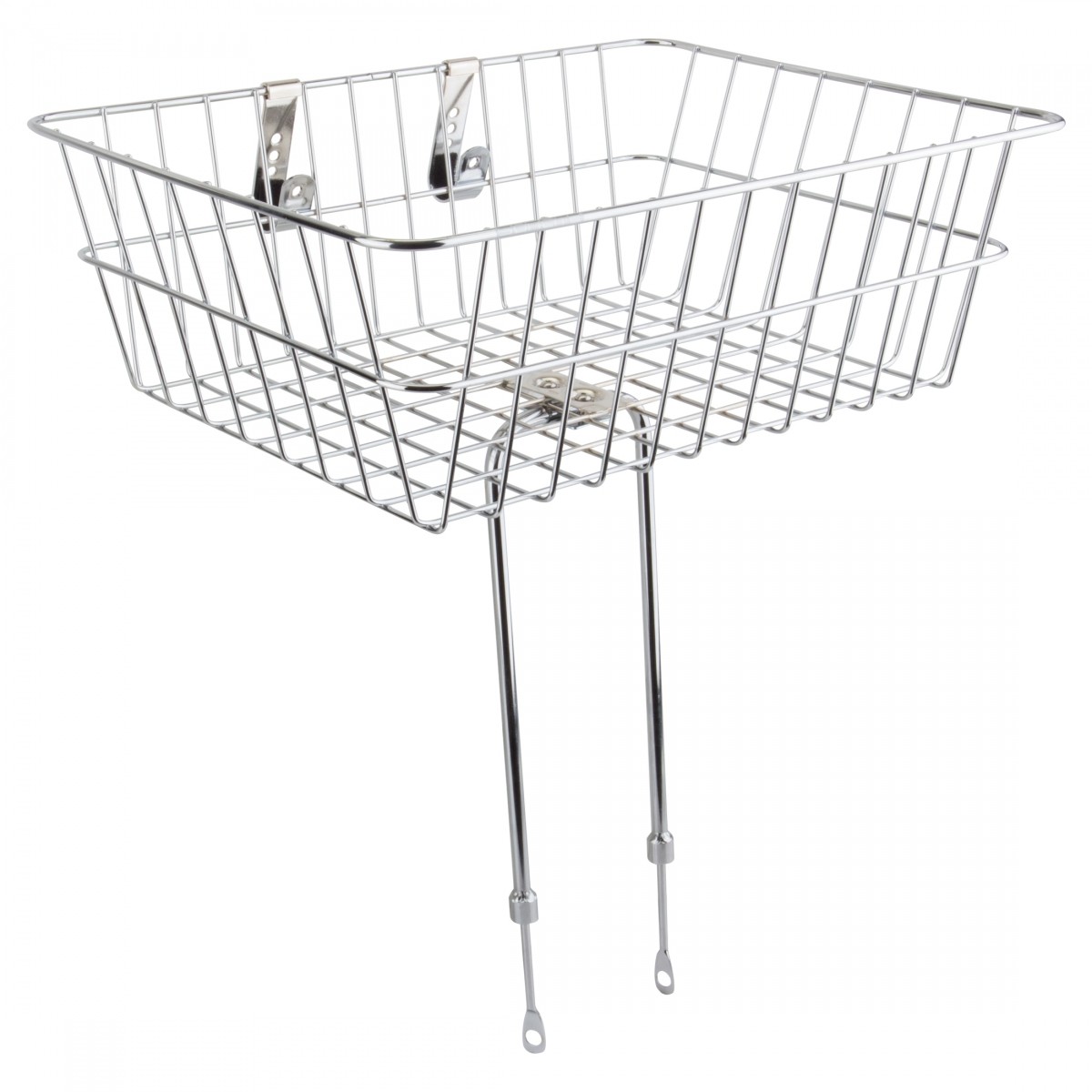 Sunlite Large UCP Steel Bike Basket - 18x13x6 Inch Handlebar & Fork Mount