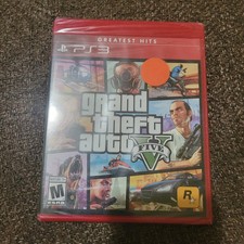 Grand Theft Auto V GTA 5 Sony PlayStation 3 PS3 Greatest Hits New Sealed Red Cas