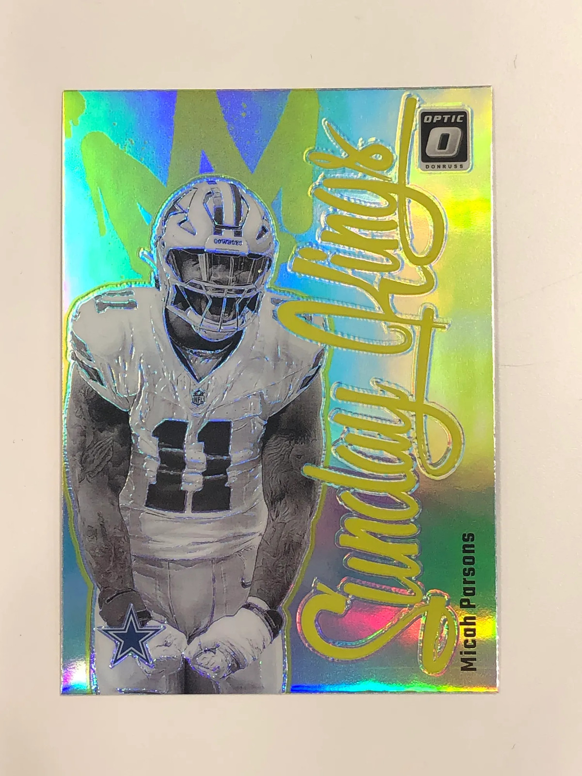 2024 Panini Donruss Optic Sunday Kings Micah Parsons #25 Prizm