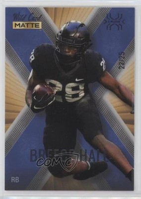 2022 Wild Card MATTE X-Plode Gold - Blue X 22/25 Breece Hall Rookie RC 0a3