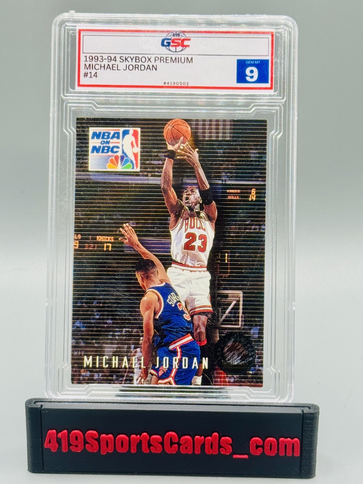 1993-94 Skybox Premium - NBA on NBC Michael Jordan #14