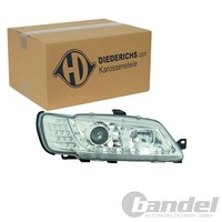 Diederichs Tuning H1 Scheinwerfer Satz Chrom Klarglas Passend FüR Peugeot 306