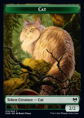 Cat Token [Kaldheim Tokens] Lightly Played