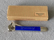 DONATUS SOLINGEN GERMANY CIGAR CUTTER (NEW) BLUE GAULOISES HANDLE with BOX