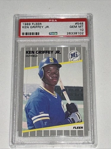 1989 Fleer #548 Ken Griffey Jr. Gem MT PSA 10 Seattle Mariners