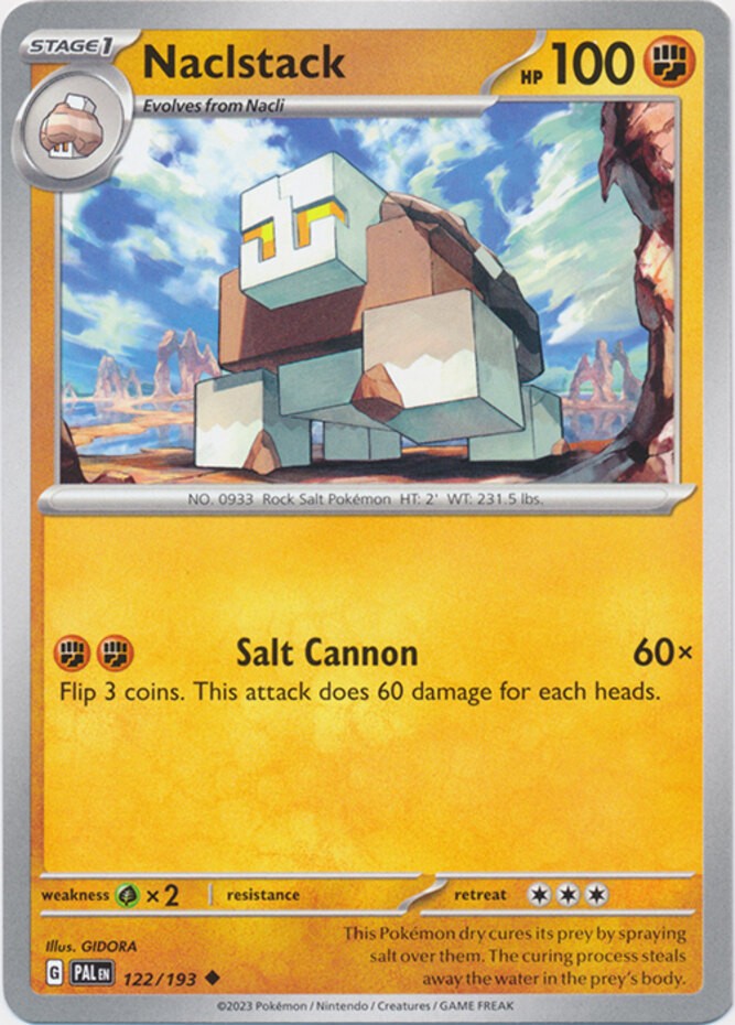 Naclstack - 122/193 - Uncommon - Near Mint