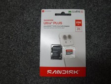  NEW SanDisk 256GB Ultra PLUS microSD UHS-I Memory Card SDSQUBQ-256G-ATGIA