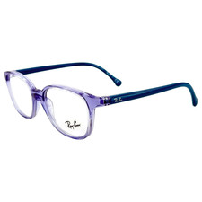 Ray Ban JR RB1900 Kids Plastic Eyeglass Frame 3906 Transparent Violet 45-15