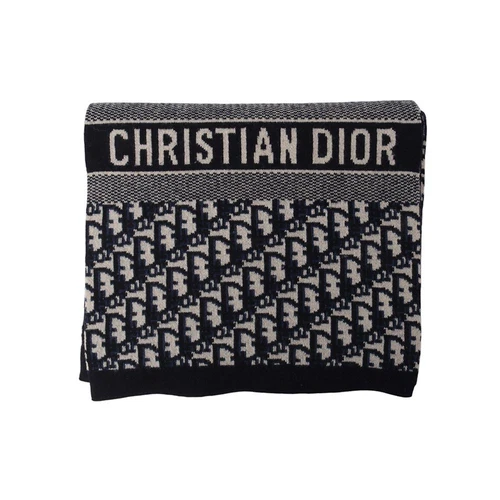 Silencieux foulard Dior oblique laine cachemire 34448 127649246