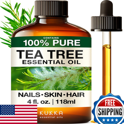 Kukka Essential Oils Kukka Tea Tree Essential Oils - 4 Fl Oz - For Hair Skin