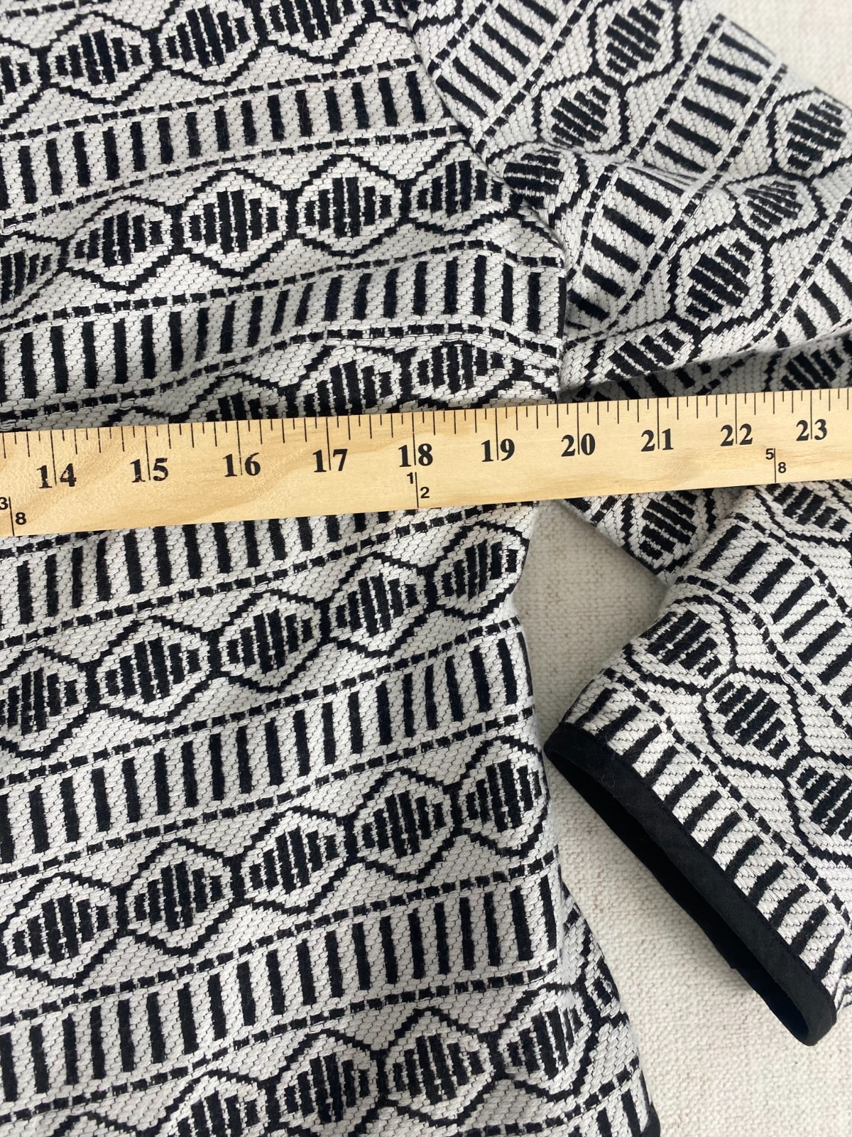 Old Navy Basic Jacket Womens Large Black White Ge… - image 9