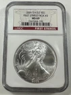 2006 $1 American Eagle NGC MS69 FIRST STRIKE 1 oz .999 Fine Silver Coin - Box #3