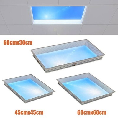 72W LED sky sky panel ceiling light dimmable sunshine blue sky lamp D