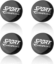 4PCS Car Wheel Hub Center Caps Stickers, Waterproof 56Mm Automotive Wheel Rim Ce