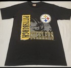Vintage NWT Pittsburgh Steelers Single Stitch Large Team Rated Licensed 1980s US — photo 1