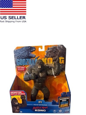 Godzilla vs Kong Battle Roar Kong with Battle Sounds Action Figure new