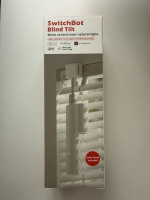 SwitchBot Blind Tilt System, Smarter Jalousie-Motor mit Solarpanel und