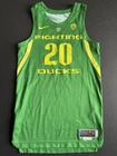 Sabrina Ionescu Game Worn 2018-19 Oregon Ducks Nike Elite Basketball Jersey 42+4