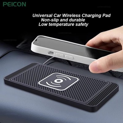 USB/Type-C Car Wireless Charger Fast Charging Mat Pad for iPhone Samsung