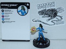 FFFF 002 Invisible Woman Common Figure - Marvel Heroclix Future Foundation 2021