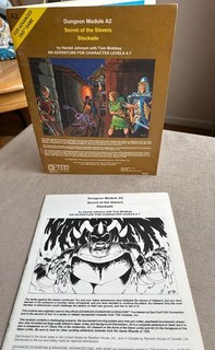 SECRET OF THE SLAVERS STOCKADE AD&D Module A2 9040 Good condition!