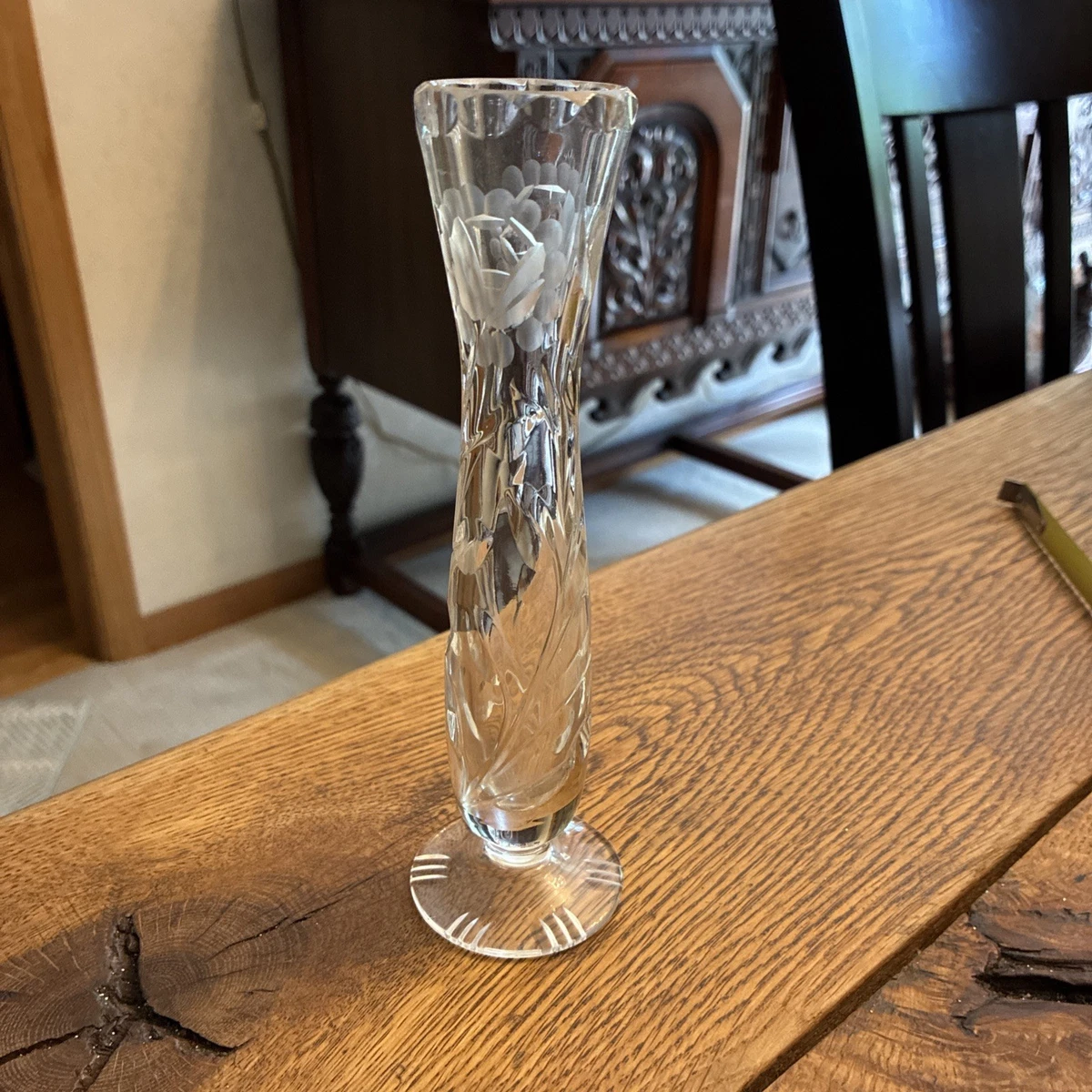 花瓶　ドイツ　hamburg　Echt Bleikristall Bleikristall Crystal In Vintage Cut Glass for sale | eBay