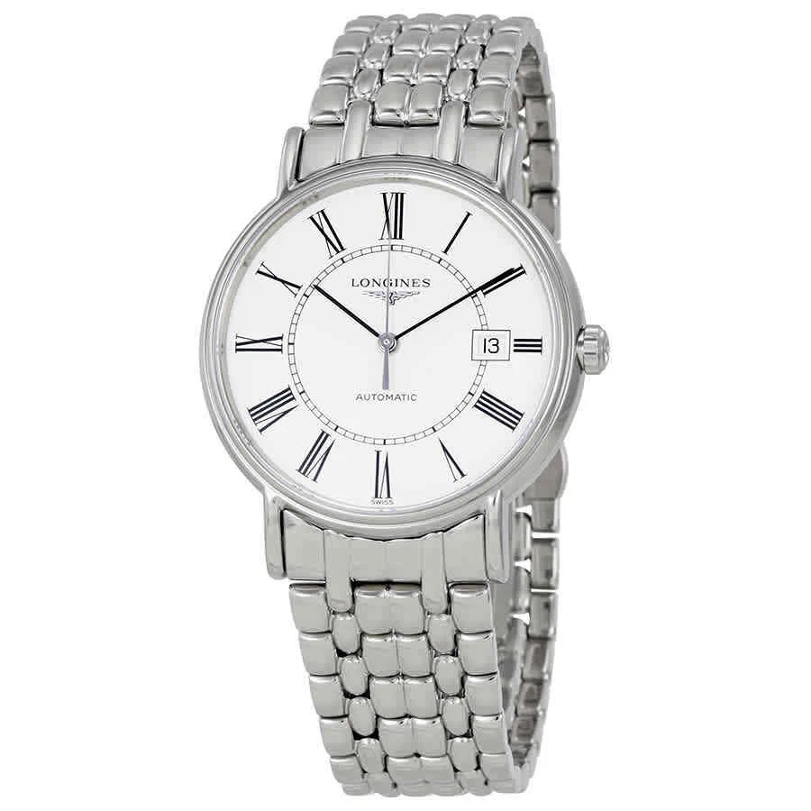 Longines presence automatic white dial men's watch sale