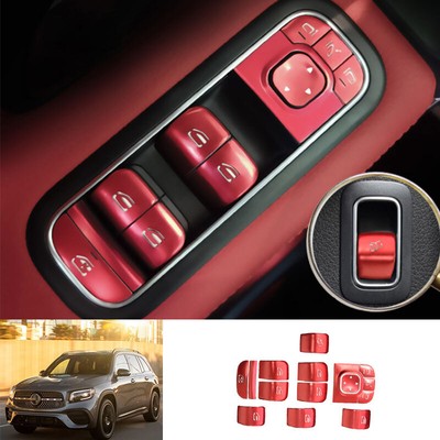 For Benz GLB 200 250 35 2020-2023 Red Window Lift Panel Switch Button Sticker