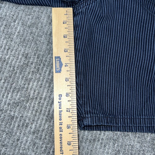 Tommy Hilfiger Shorts Men’s Size 42 Denim Blue Striped Chino - Picture 8 of 15