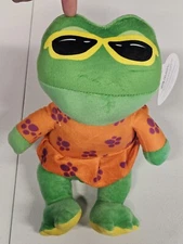 A & A Global Industries Frog With Glasses Stuffed Animal Plush Toy